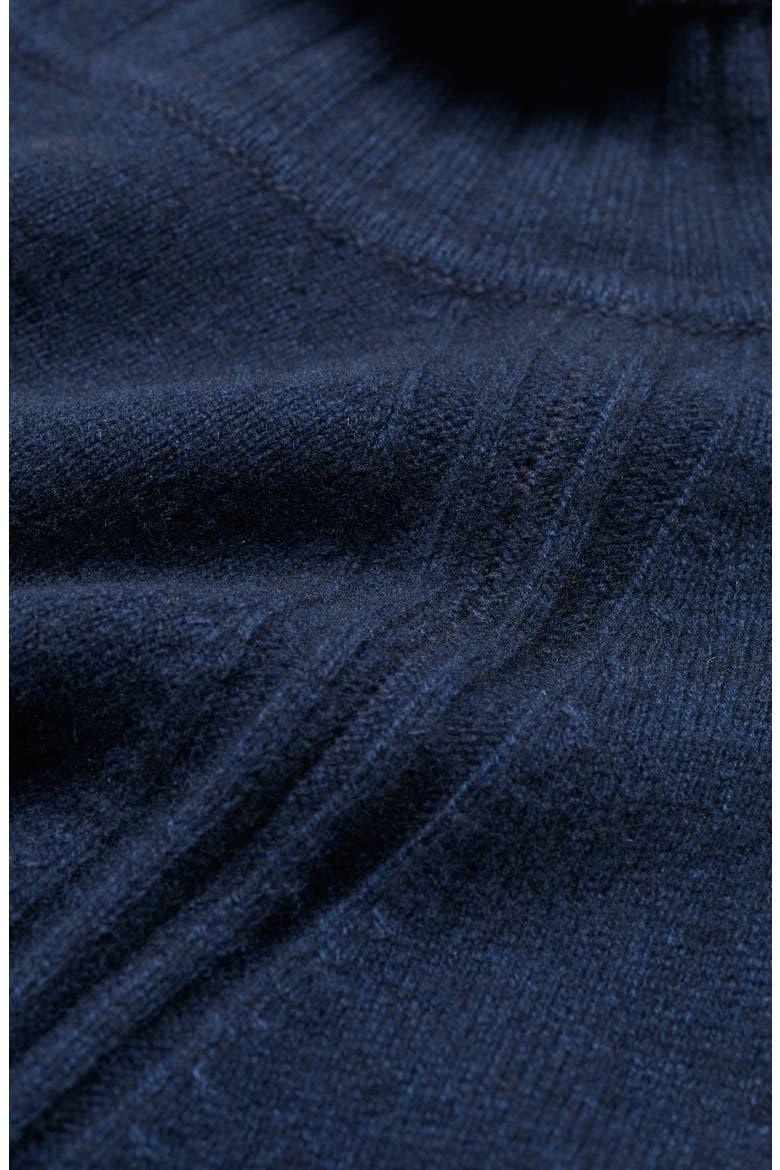 Basset Cove Merino Wool Blend Turtleneck Sweater, Alternate, color, KNIT MELANGE MARITIME