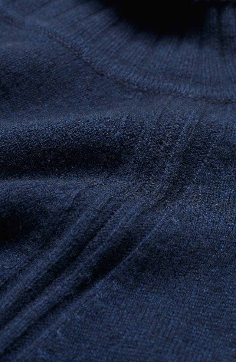 Seasalt Cornwall Basset Cove Merino Wool Blend Turtleneck Sweater, Alternate, color, Knit Melange Maritime