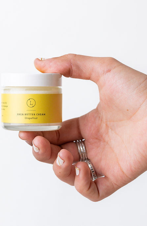 LIZUSH LIZUSH CBD GRAPEFRUIT SHEA BUTTER BODY CREAM WITH CBD, SHEA BODY LOTION (THC FREE) CREAMS & OILS