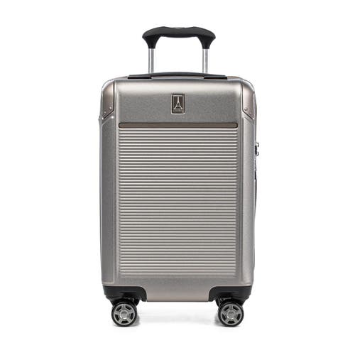 Travelpro Platinum Elite Hardside Expandable Carry-on 21-inch Spinner In Metallic Sand