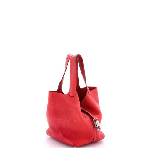 Pre-owned Hermes Hermes Picotin Lock Bag Clemence Mm