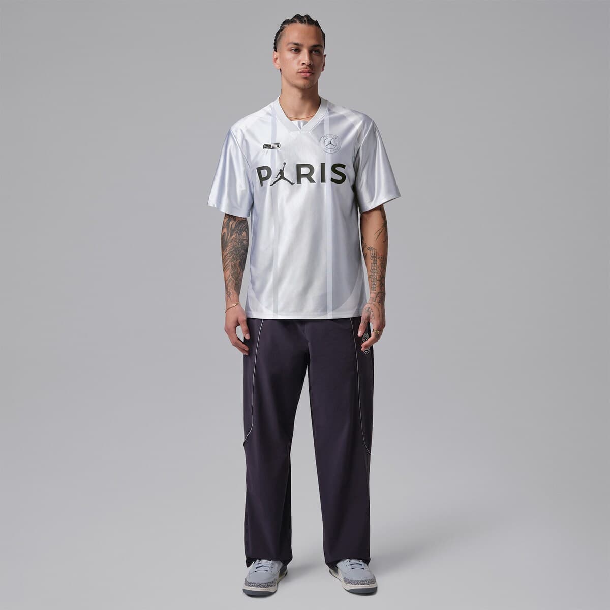 Jordan Brand Men's Jordan Brand Gray Paris Saint-Germain Lifestyle