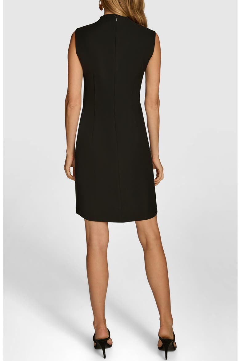 Side Belt Detail Sheath Dress, Alternate, color, BLACK