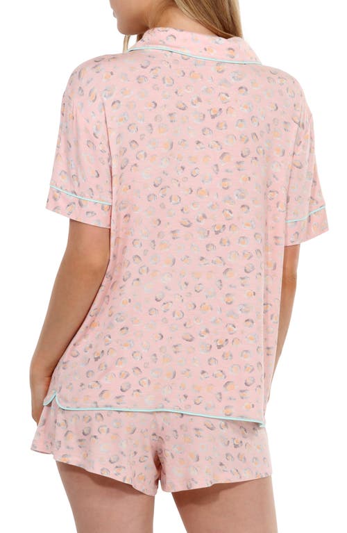 Honeydew All American Shortie Pajamas In Sunkissed Leopard