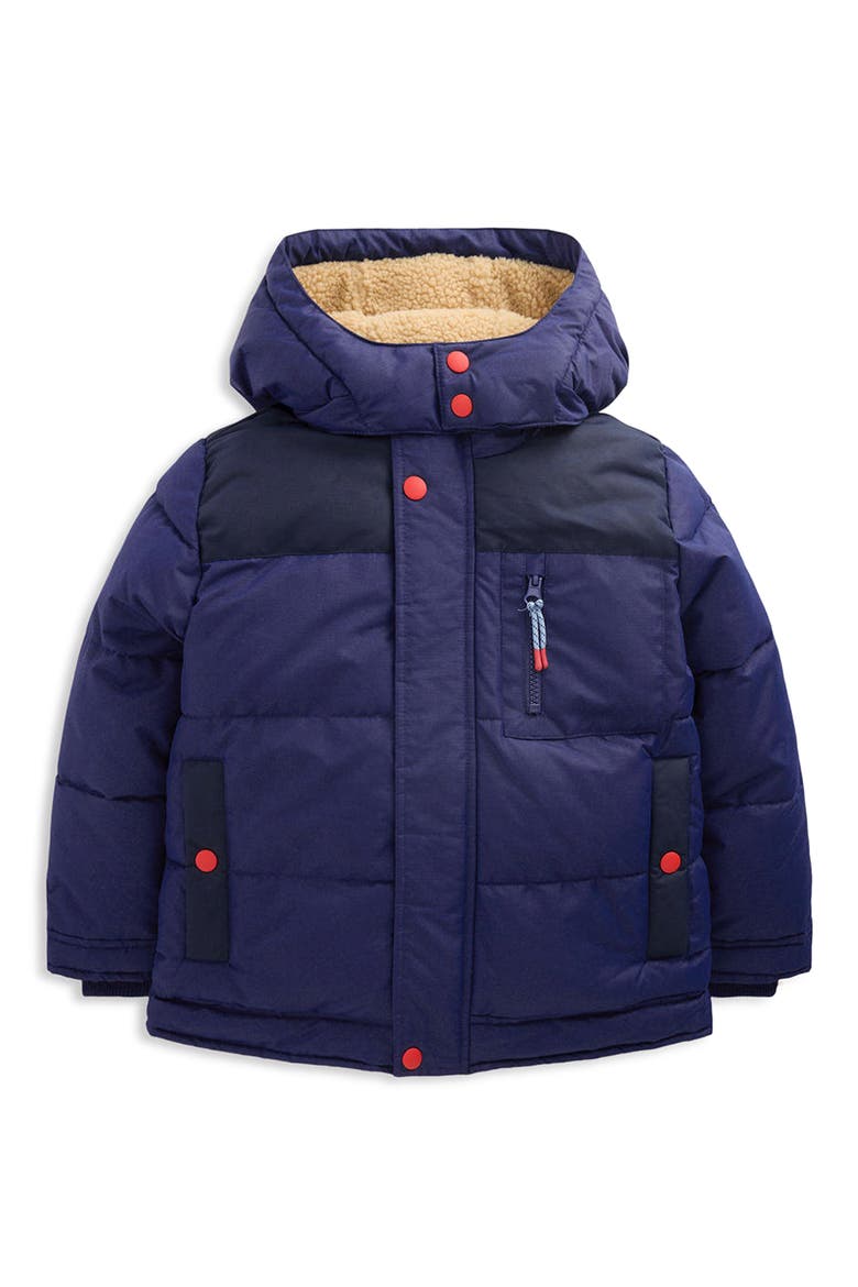 Kids' Padded Coat, Main, color, NAVY