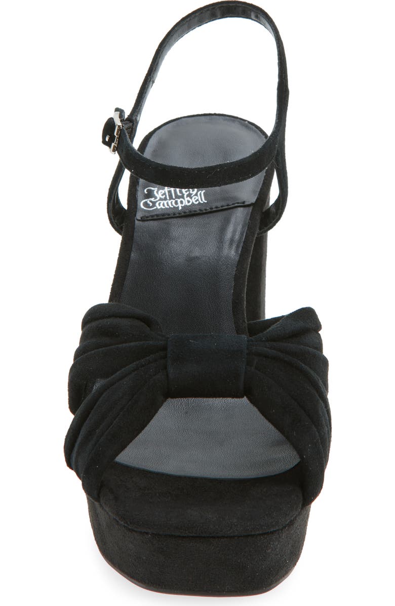 Jeffrey Campbell Dalida Platform Sandal, Alternate, color, Black Suede