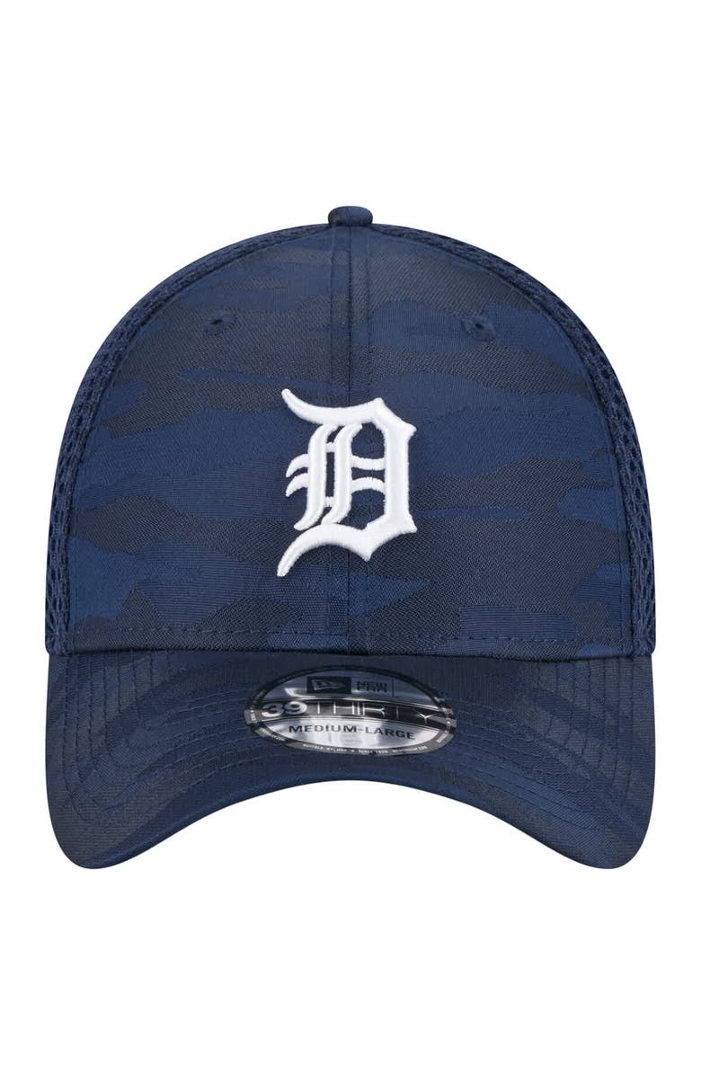 New Era Men's New Era Navy Detroit Tigers Subtle Camo 39THIRTY Flex Hat, Alternate, color, 