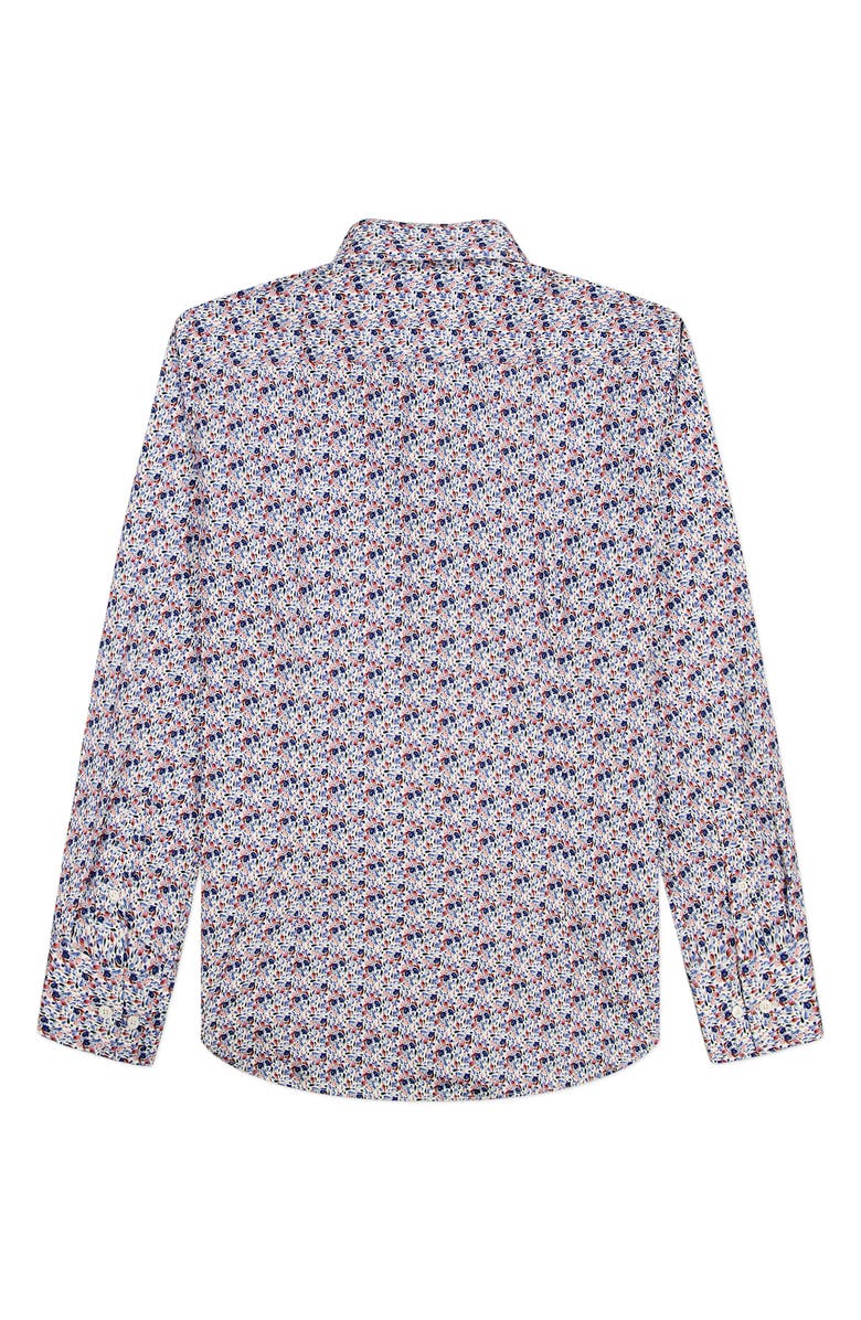 Robert Graham Mackney Floral Cotton Button-Up Shirt, Alternate, color, Multi