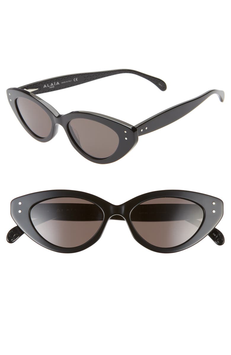 Alaïa 51mm Cat Eye Sunglasses, Main, color, 