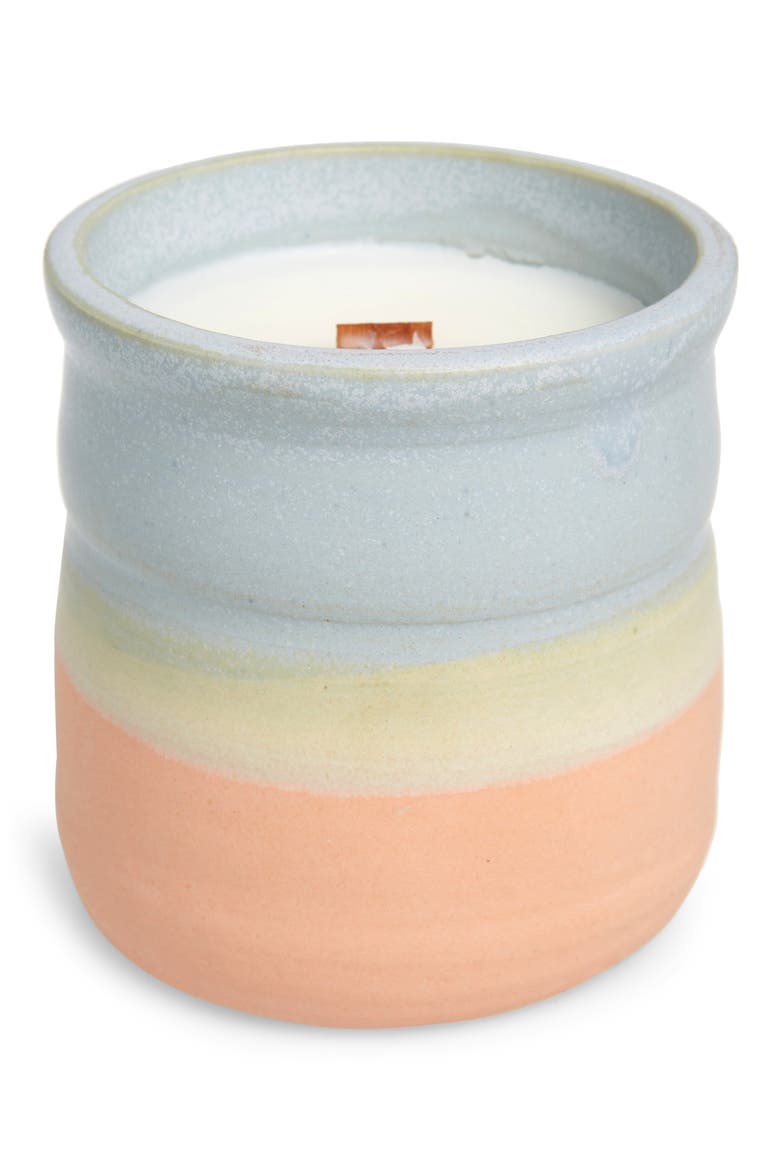 Vivre White Rose & Kyoto Quince Candle, Main, color, BABY BLUE