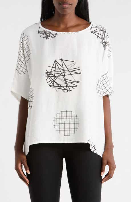 PATRIZIA LUCA Scribble Print Top