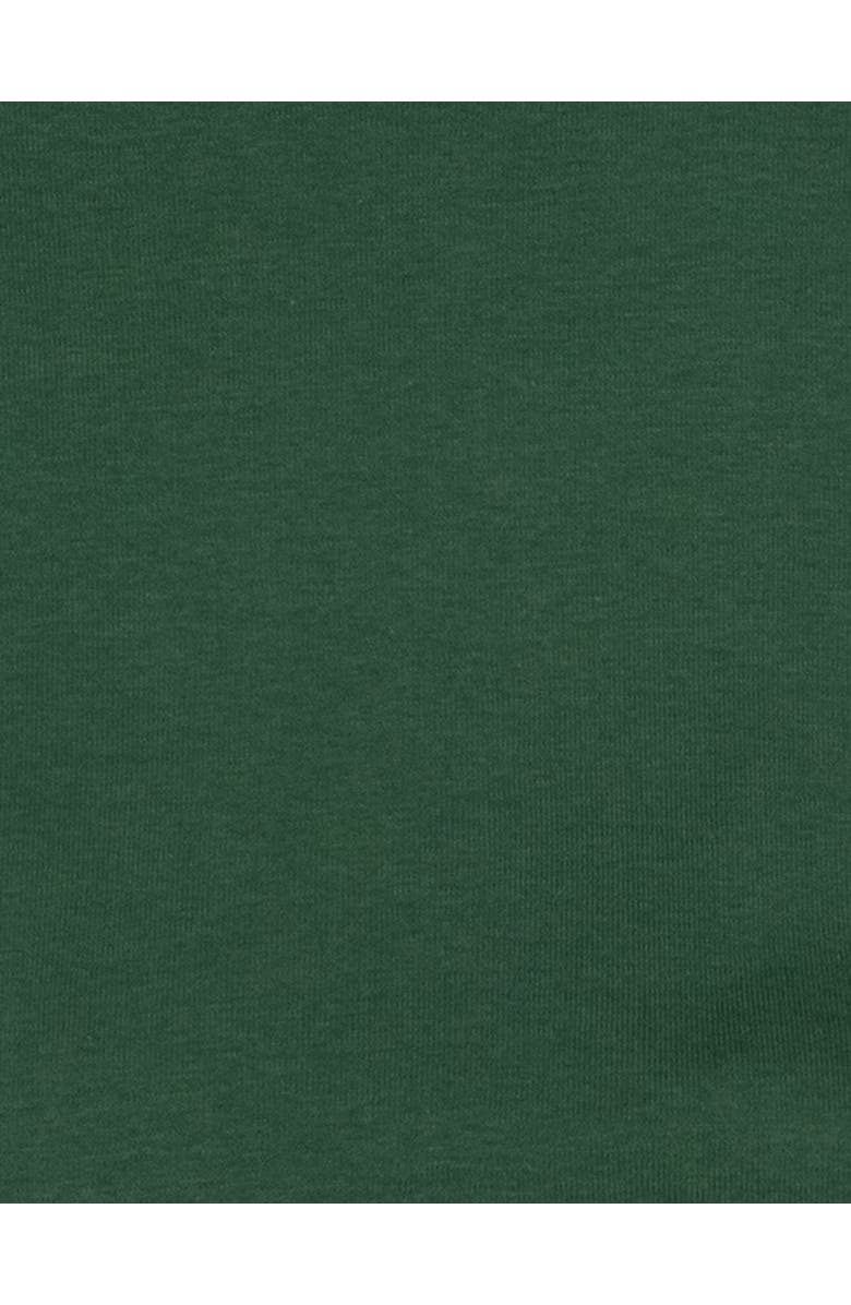 Leveret Kids Short Sleeve Cotton Solid Matching Family Pajamas, Alternate, color, Uniform Green