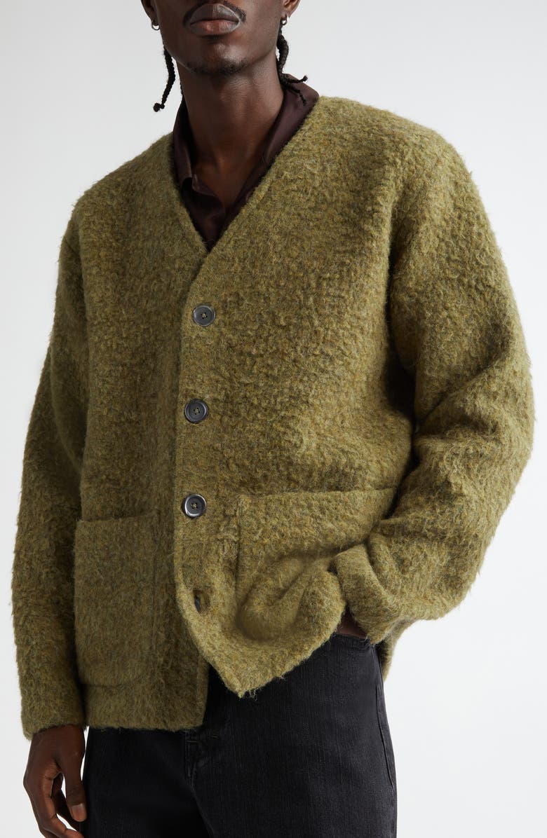 OUR LEGACY V-Neck Cardigan, Alternate, color, 