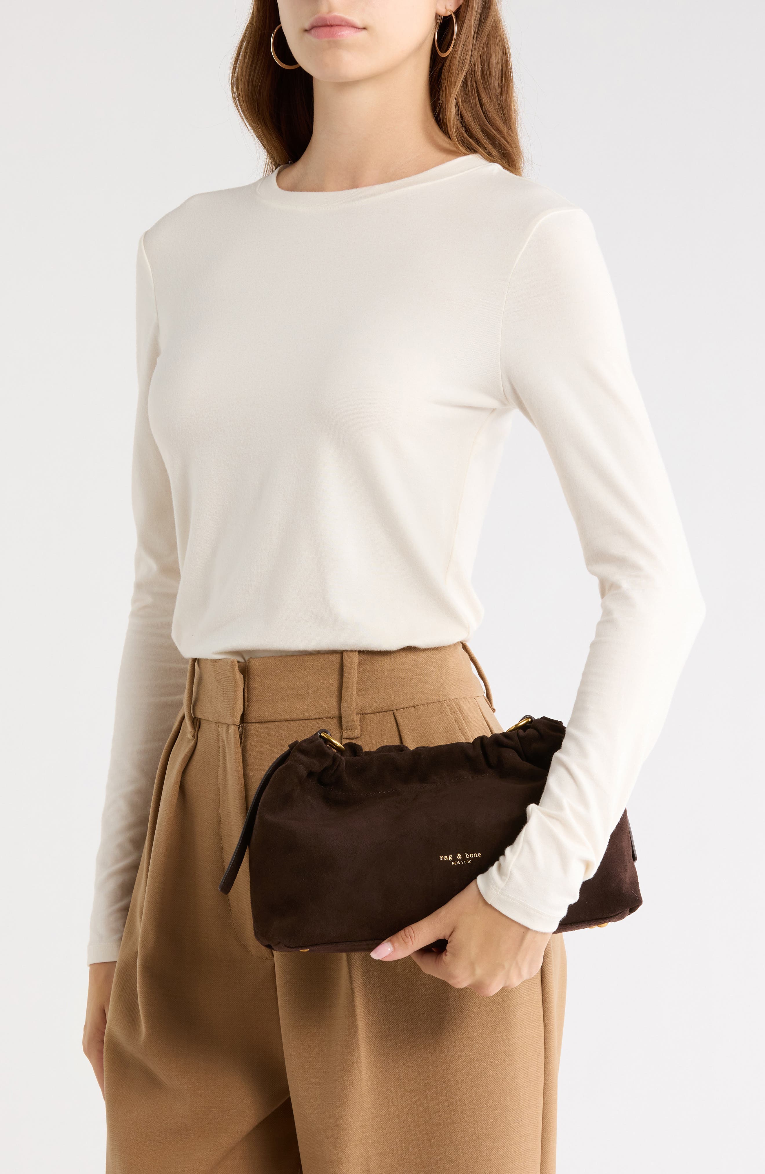 Ludlow Leather Crossbody Bag, Alternate, color, CHO