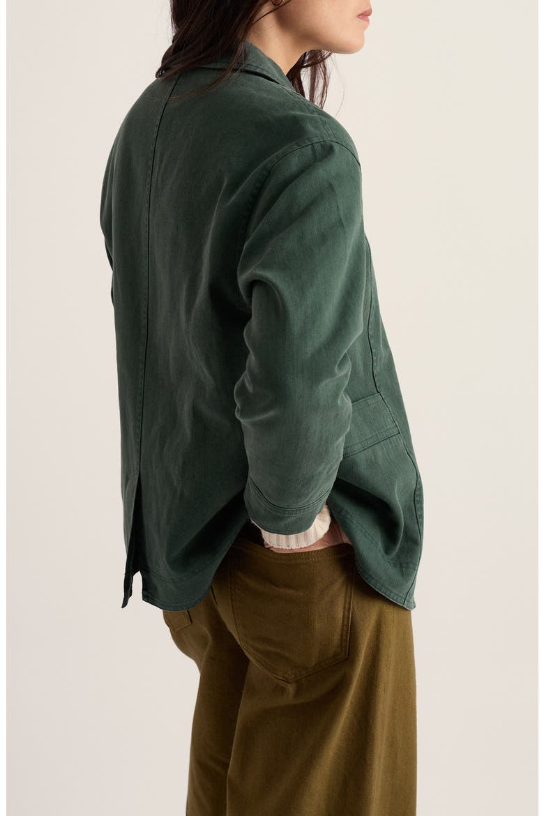 Croplands Herringbone Organic Cotton Jacket, Alternate, color, COPPICE