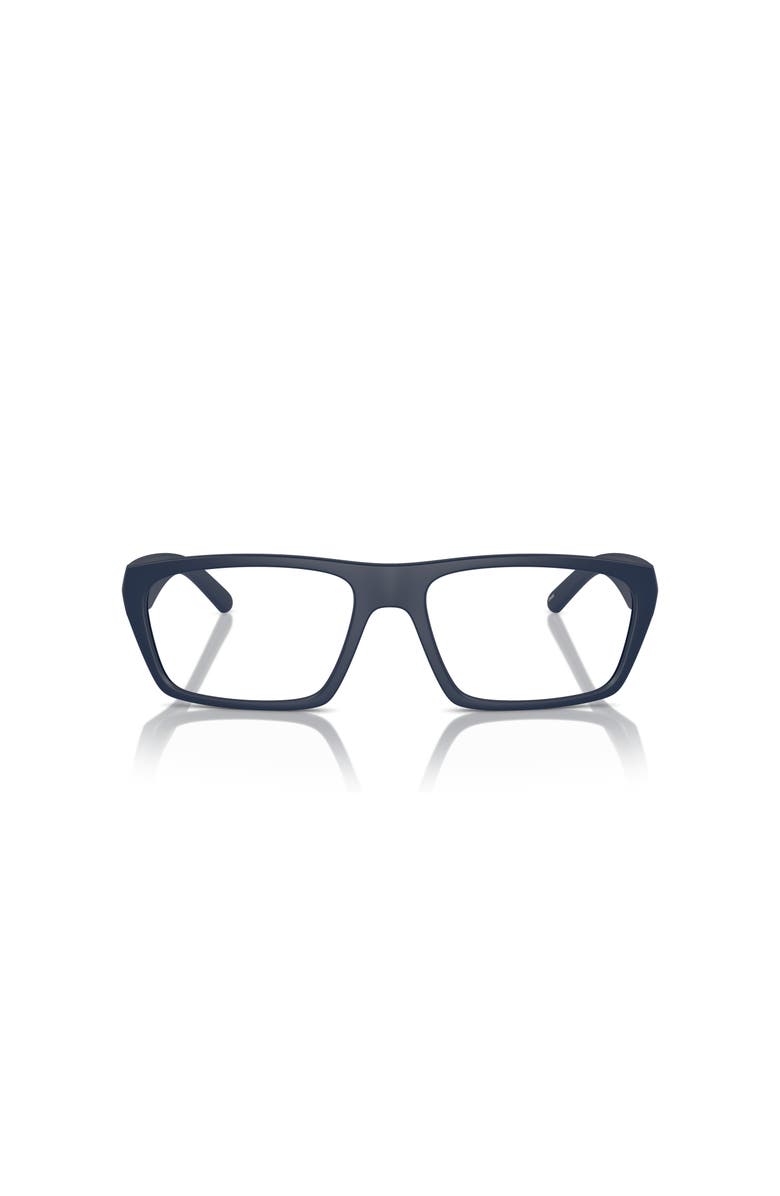 ARNETTE 56mm Rectangle optical glasses, Alternate, color, Blue