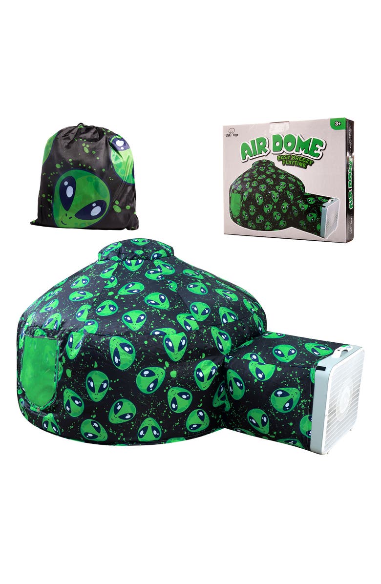 USA Toyz Air Dome Alien Pop Up Tent for Kids - Black, Main, color,