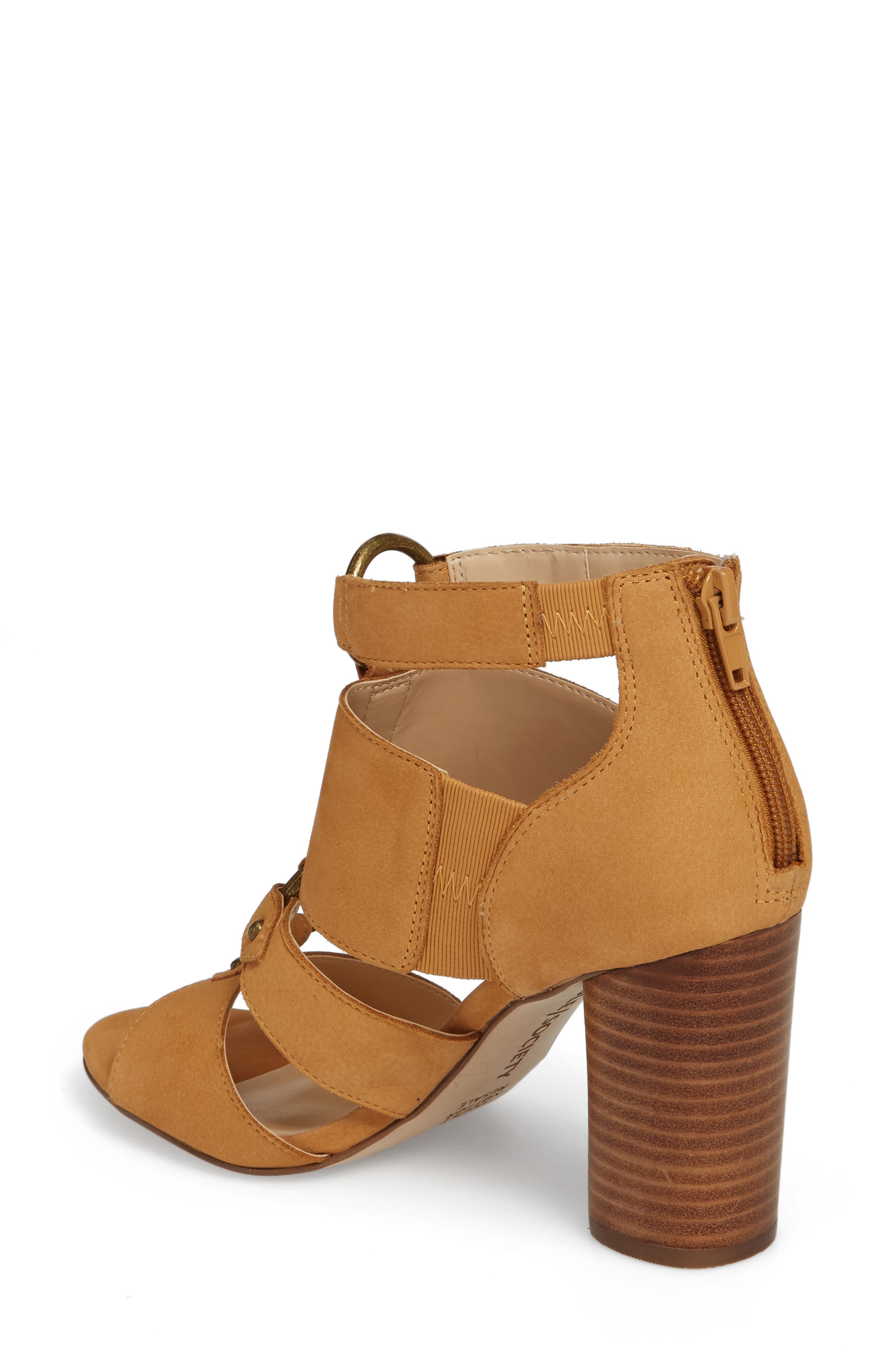 Sadey Cage Sandal, Alternate, color, DARK BEIGE