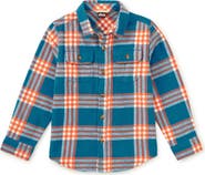 Tea Collection Flannel Button Up Shirt