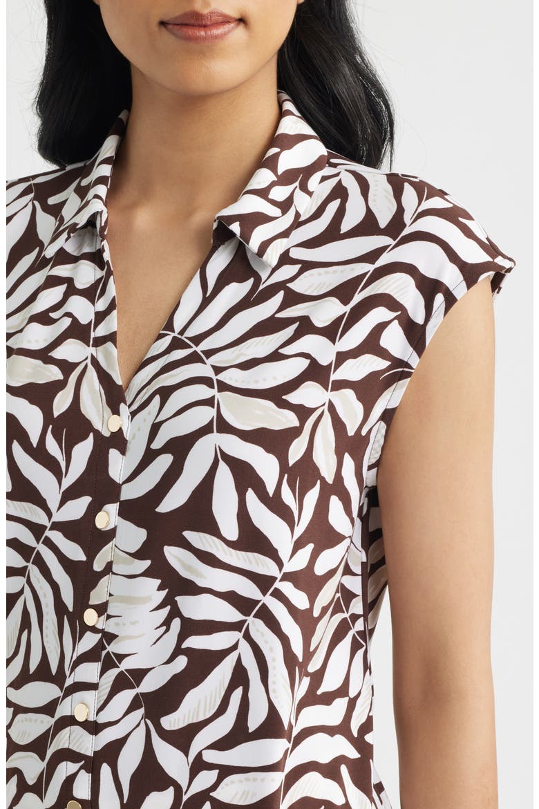 Dolman Sleeve Top, Alternate, color, DARK CHOCOLATE MULTI