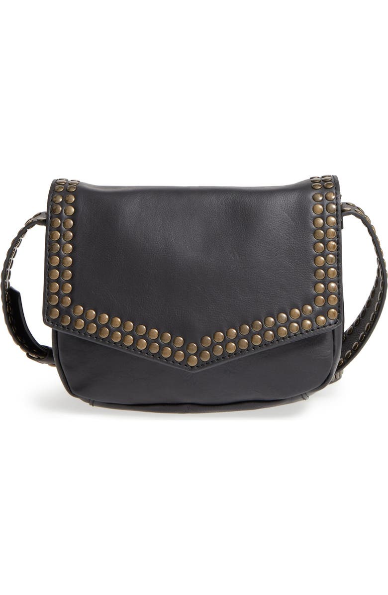 Treasure & Bond Treasure&Bond Studded Leather Crossbody Bag, Main, color,