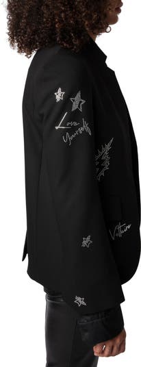 Very black blazer hotsell