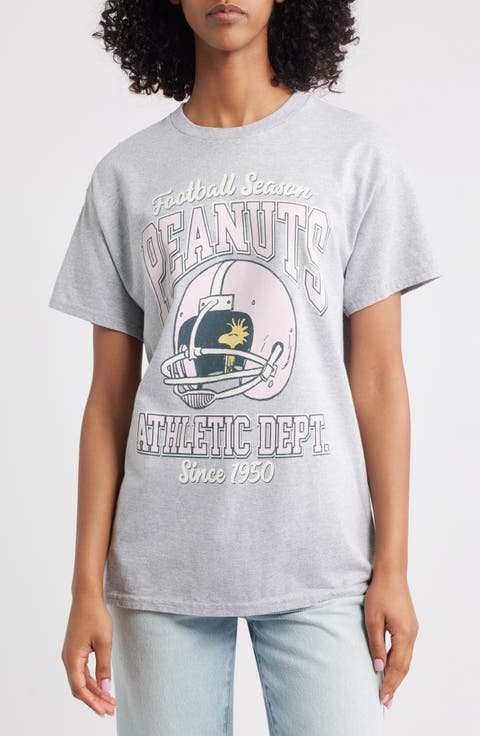 Peanuts® Football Cotton Graphic T-Shirt