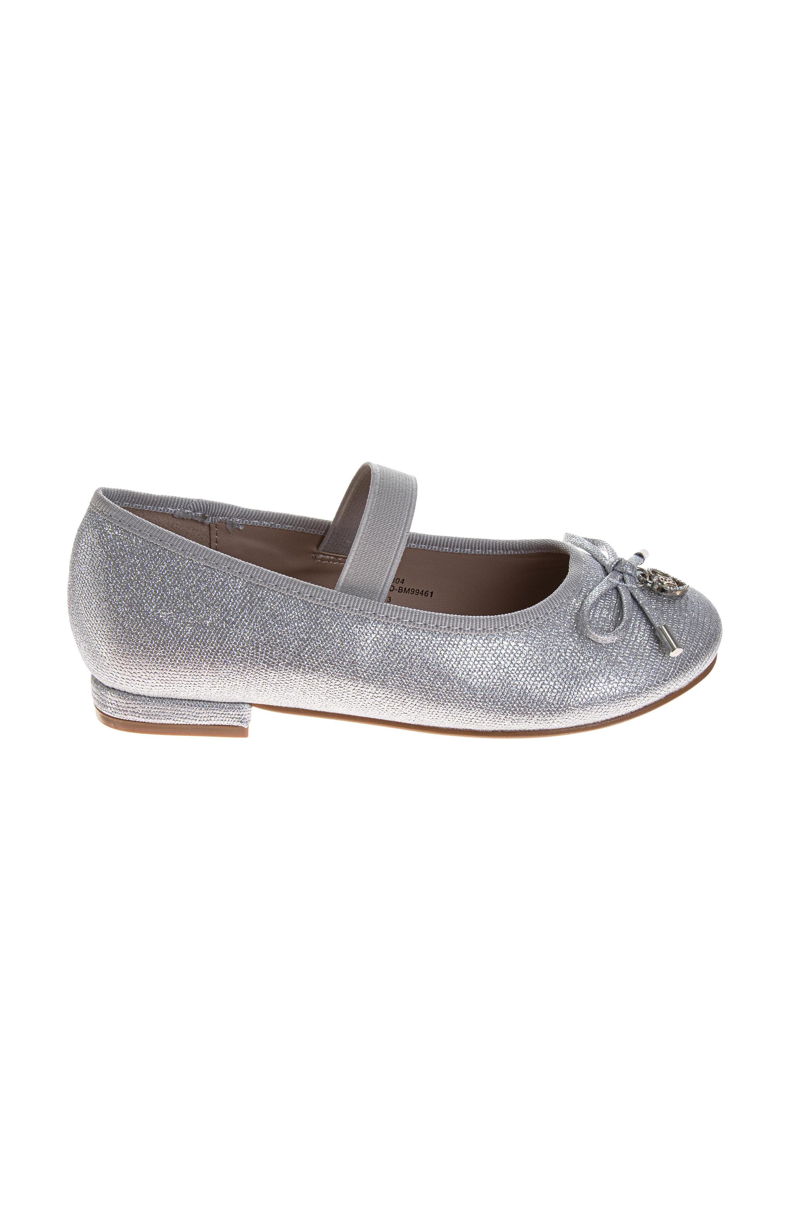Dress Shoes for Girls Elegant Glitter Finish Classic Formal, Alternate, color, Silver