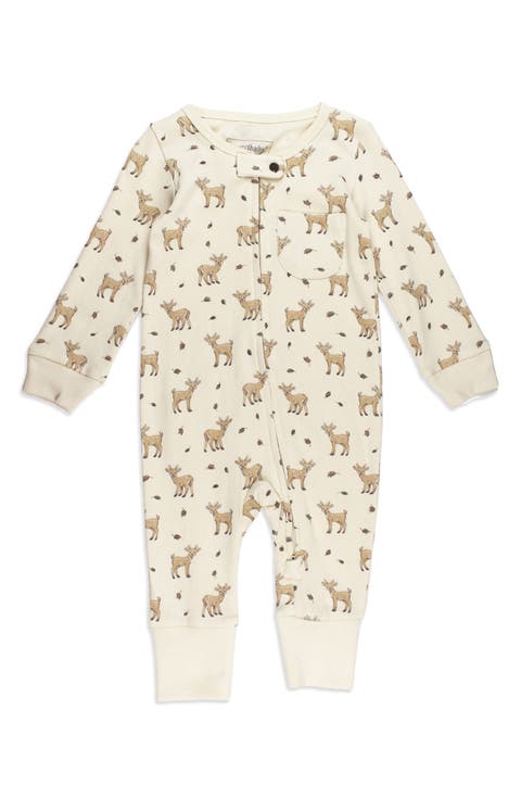 Organic Cotton 2-Way Zipper Romper