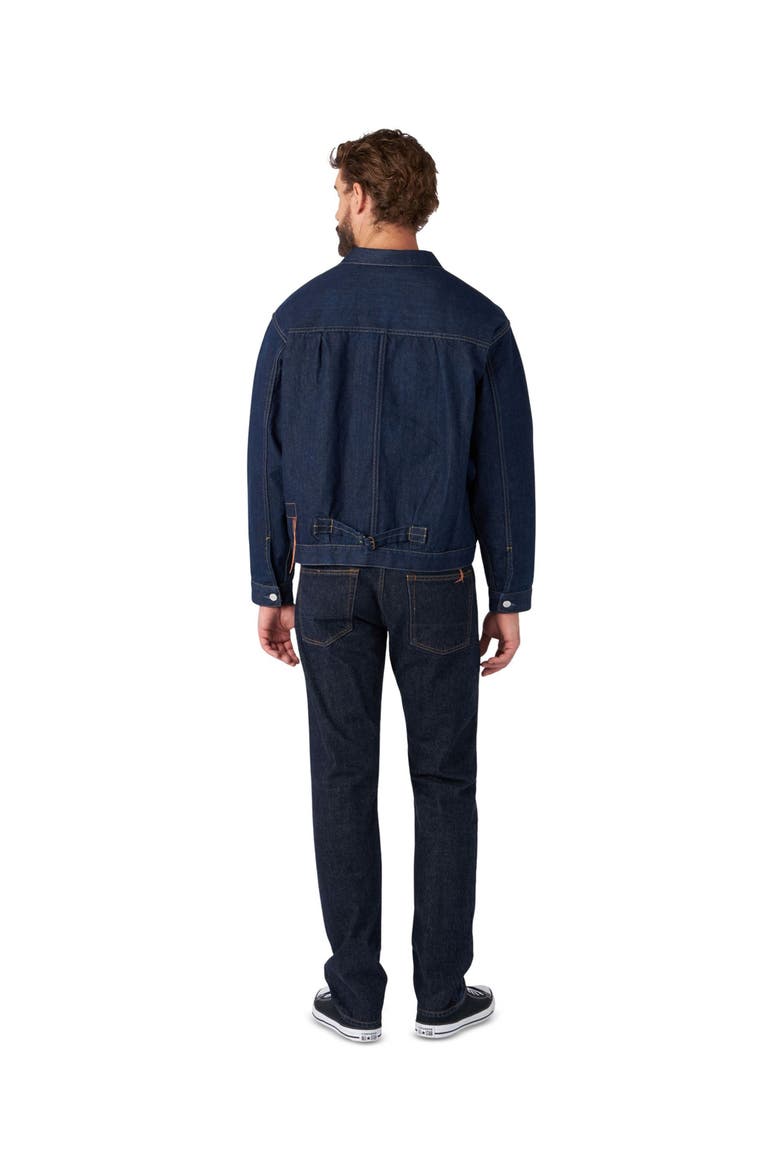 Type Indigo Rinse Denim Jacket, Alternate, color, BLUE