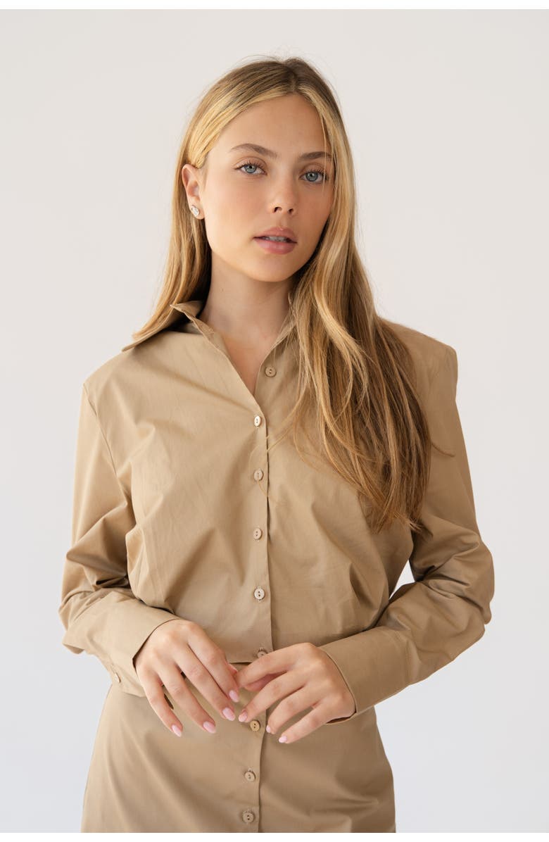 Shani x By Tess Shani Dress, Alternate, color, Tan