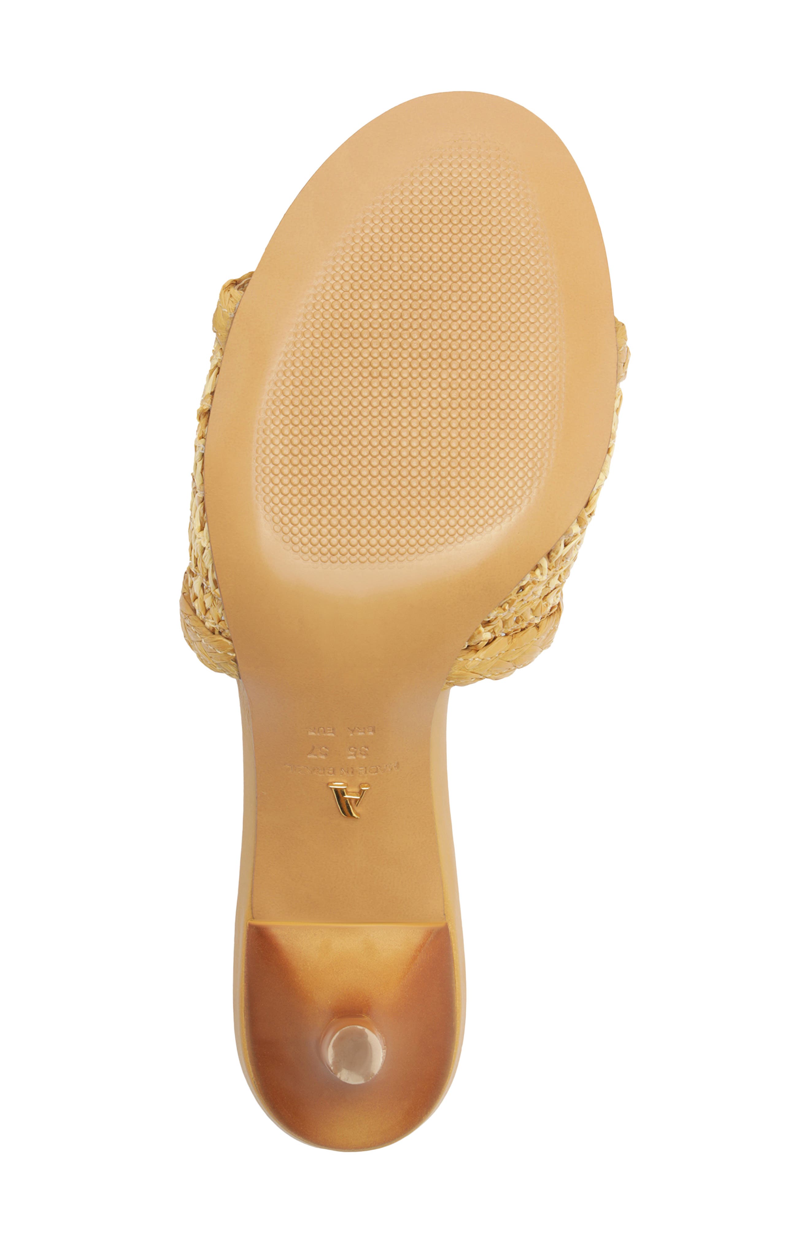 Arezzo Zula Woven Sandal, Alternate, color, Natural/ Caramel