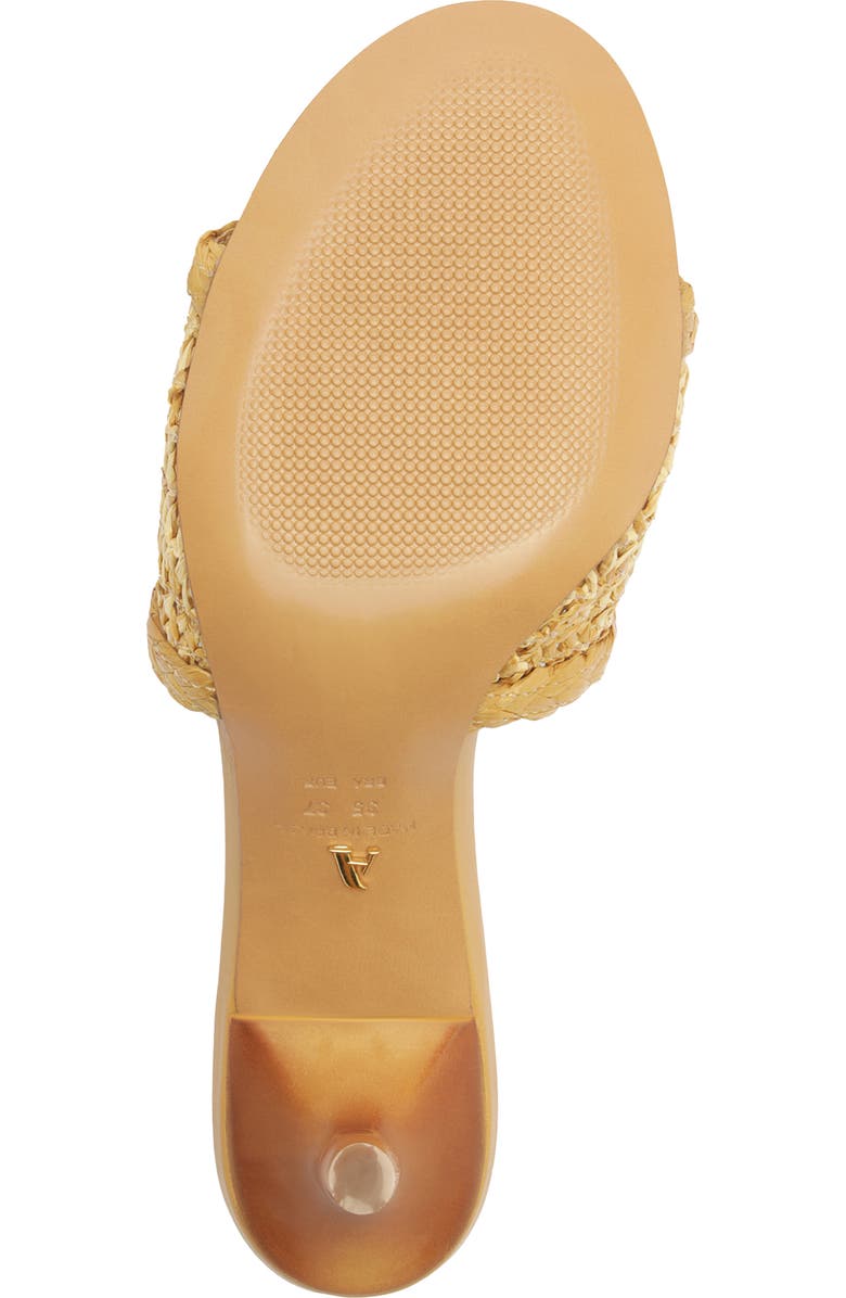 Arezzo Zula Woven Sandal, Alternate, color, Natural/ Caramel