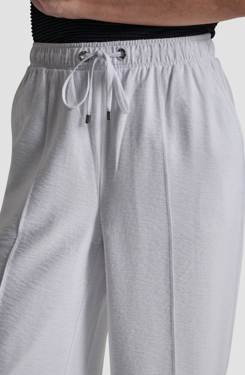 DKNY Drawstring Pants, Alternate, color, White