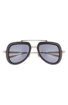 Valentino 50mm Aviator Sunglasses