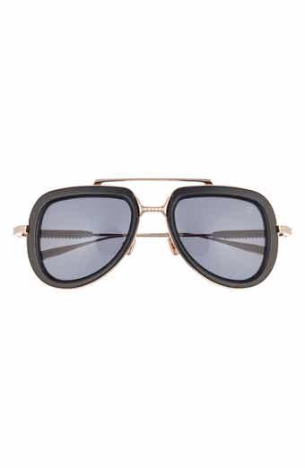 Valentino 50mm Aviator Sunglasses