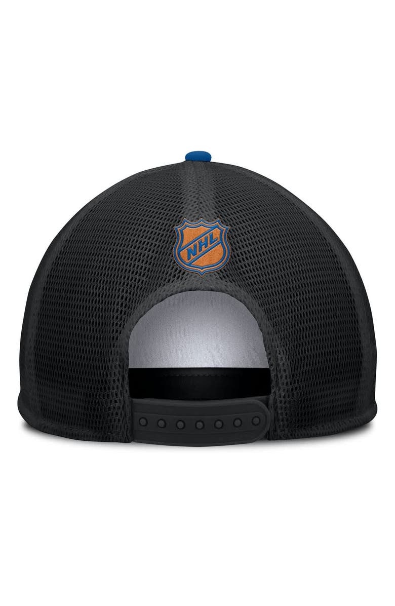 FANATICS Men's Fanatics White/Black Washington Capitals Decades Collection Foam Front Snapback Hat, Alternate, color, 