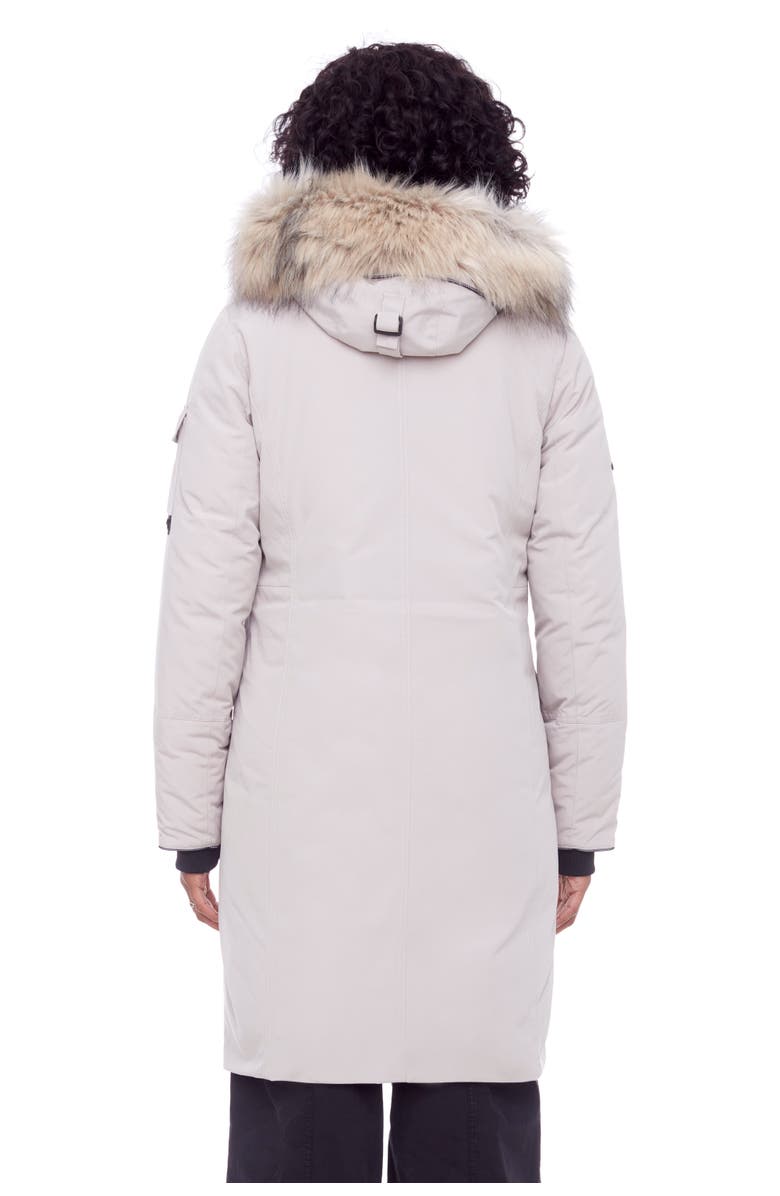 Alpine North LAURENTIAN - Vegan Down Long Parka Winter with Faux Fur Hood, Alternate, color, Taupe