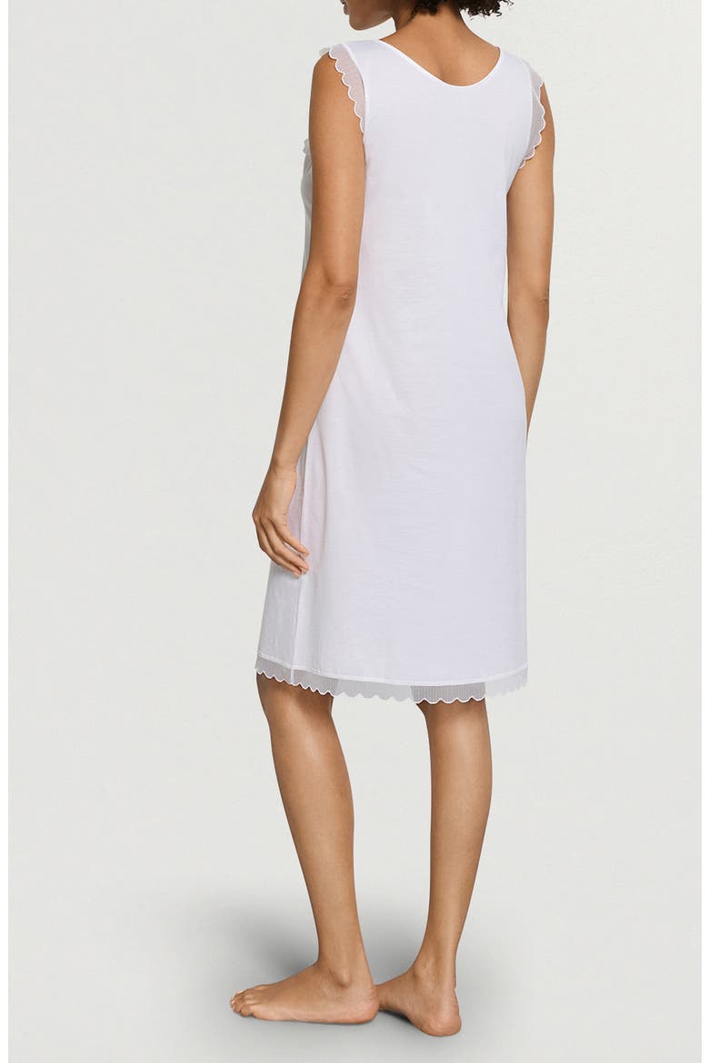 Inaya Scallop Tank Dress, Alternate, color, WHITE