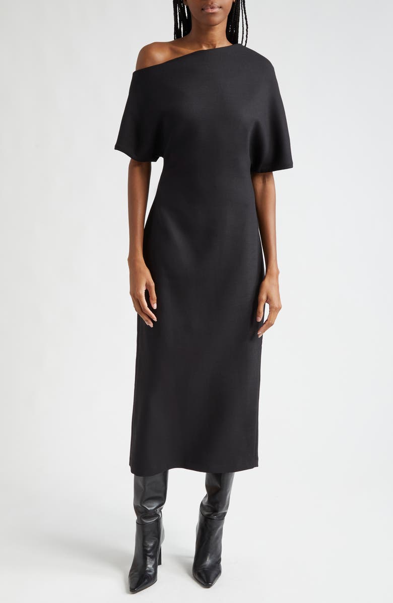 Róhe Sculptural One-Shoulder Maxi Dress, Main, color, 