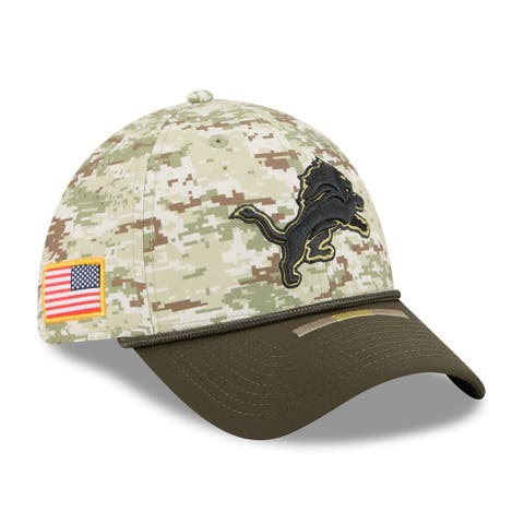 Men's New Era  Camo Detroit Lions 2025 Salute to Service 39THIRTY Flex Hat