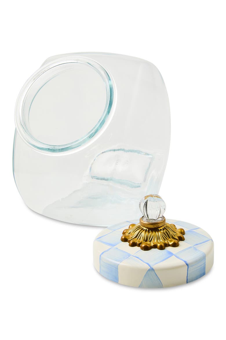 Sweets Jar with Sky Check Lid, Alternate, color, SKY CHECK