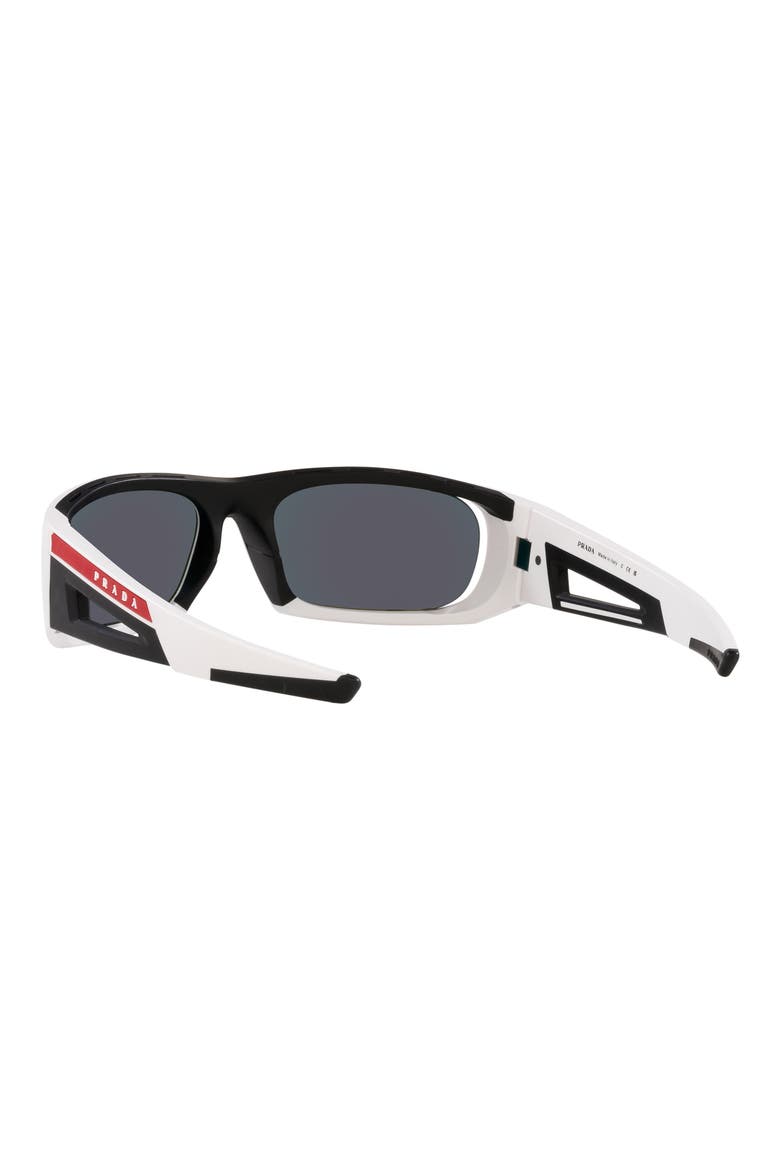 59mm Gradient Irregular Sunglasses, Alternate, color, ORANGE