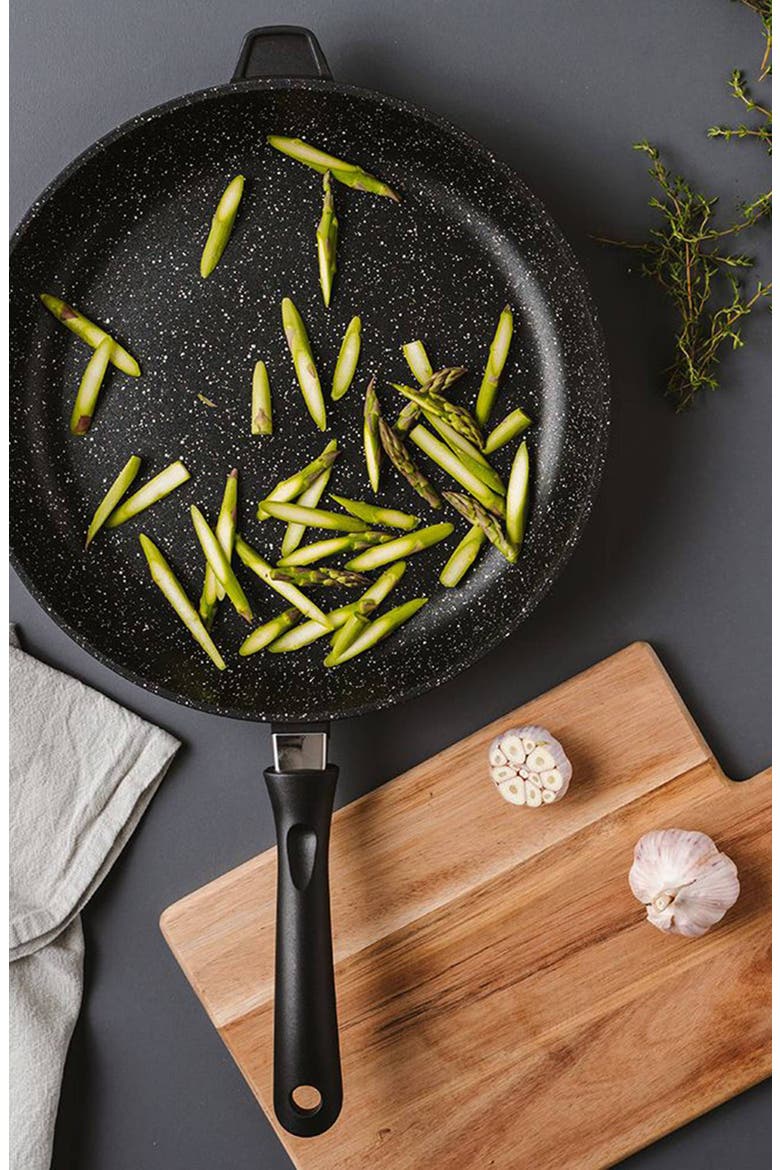 STONE™ 12.5" Frypan, Alternate, color, BLACK