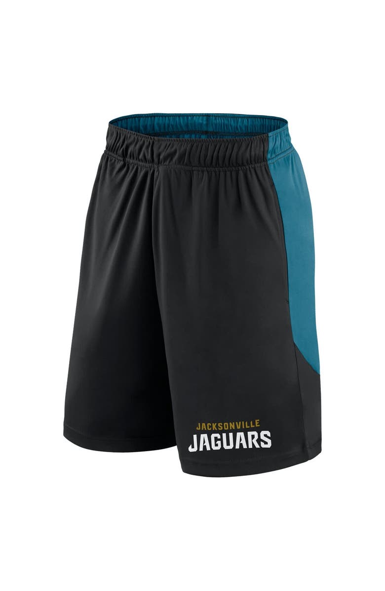 FANATICS Men's Fanatics Black/Teal Jacksonville Jaguars Launch Shorts, Alternate, color, Black