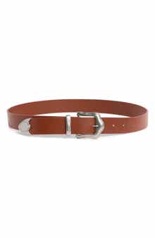 Classic Western Leather Belt
