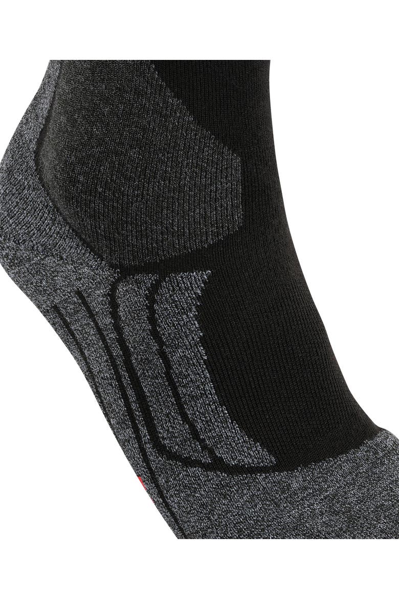 SK2 Intermediate Cashmere Ski Socks, Alternate, color, Black-Mix