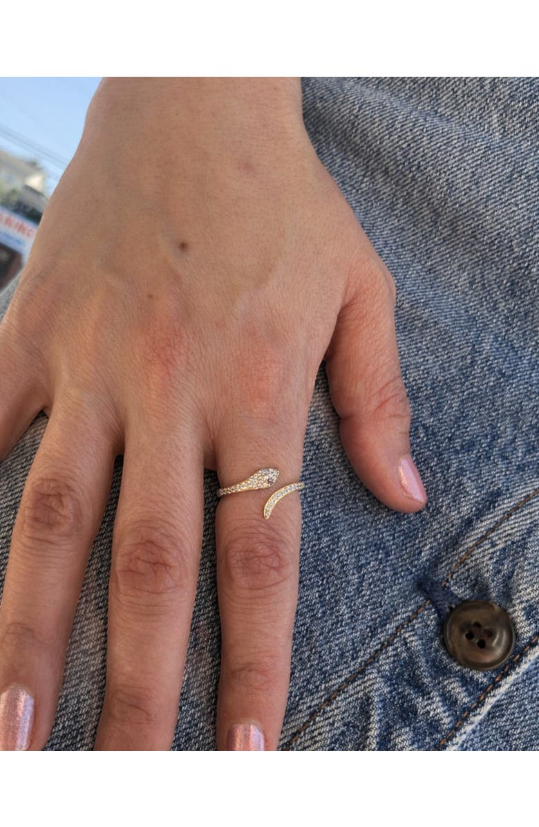 NATIVE GEM Snake Charmer Ring, Alternate, color, Gold