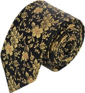 Trafalgar Midas Floral Novelty Silk Necktie