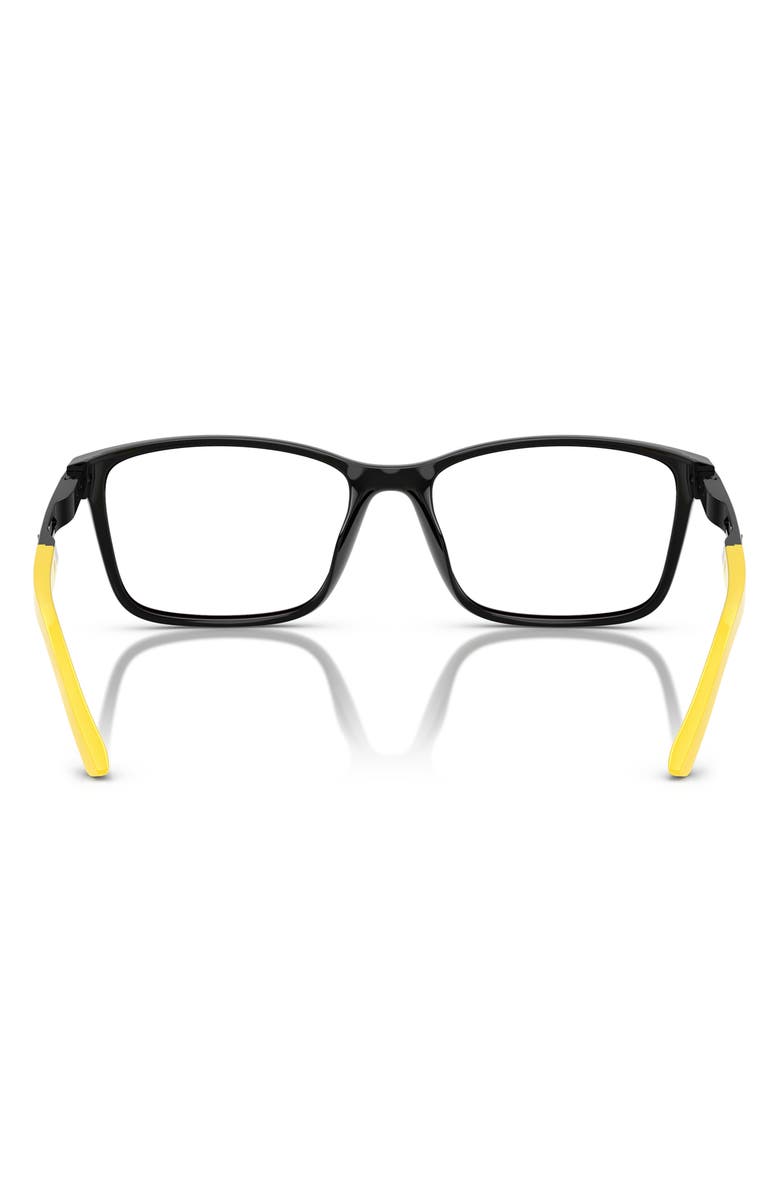 Scuderia Ferrari x Scuderia Ferrari 55mm Pillow Optical Glasses, Alternate, color, Black